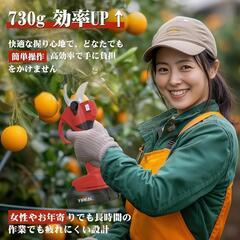 電動剪定バサミ 【山本造園会社監修】コードレス 切断径30mmの画像