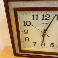 CITIZEN 木製掛け時計 昭和レトロの画像