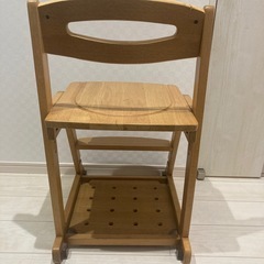 【希少】小島工芸 学習椅子 木製 チェア 椅子の画像