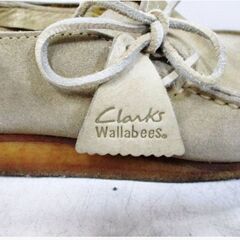 クラークス　ワラビー　スウェード　ローカットスニーカー　ブーツ　UK7　USA7 1/2　メンズ　シューズ　ファッション　Clarksの画像