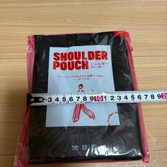 黒！ショルダーポーチ 2点セット☆新品の画像
