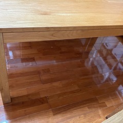 無印良品　muji 木製テーブル　オーク材の画像