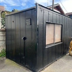 お引き取り限定茨城県筑西市• 長さ5.4M 中古プレハブ　事務所等にの画像