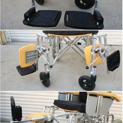 ゆうあい車椅子　1903BA00920　動作良好　オーダーメイド製作　介護用品　介助　福祉用具　車いすの画像