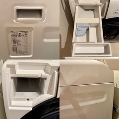【SHARP】ドラム式洗濯機 ES-S7E-WR 右開き 2020年製の画像
