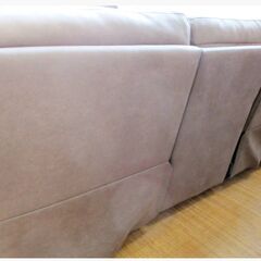 極美品　関家具　電動カウチソファ　3人掛　RELAX FORM 元値20万円～　電動リクライニング レザーテックス　L字ソファ リラックスフォームの画像