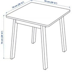 IKEA ノッルオーケル　ノールドミーラ　セット　デスク　チェアの画像