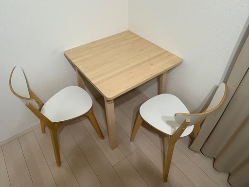 IKEA ノッルオーケルノールドミーラセットデスクチェア (あおき