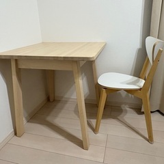 IKEA ノッルオーケル　ノールドミーラ　セット　デスク　チェアの画像
