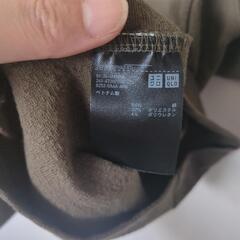 【美品】UNIQLO ラッフルスリーブTシャツ　Mサイズの画像