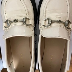 レトロガール 厚底ローファーの画像