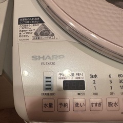 【受け渡し期間7/27-29】SHARP 洗濯機の画像