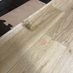 木目調フローリング　マットの画像