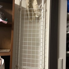 山善　壁面収納　突っ張り　パーテーションの画像