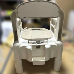 ［未使用］安寿 ポータブルトイレ ちびくまくん FX-CPの画像
