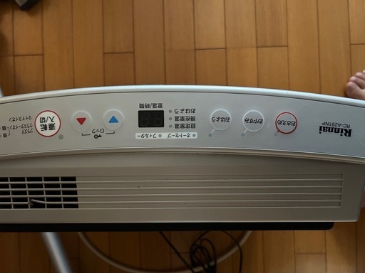 ガスファンヒーター　リンナイ【RC-390NP】※中古 リンナイ 中古 ○リンナイ 都市ガス用ファンヒーター RC-M5801E