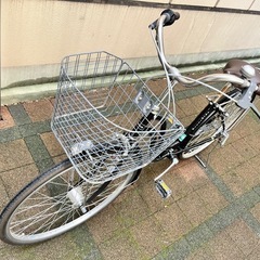 自転車 ママチャリの画像