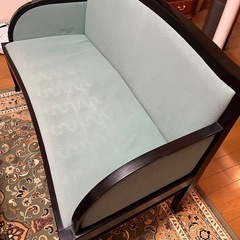 0円。高級家具メーカーMORISHIGE(モリシゲ)のリビングチェア＆テーブル大小5点セットの画像