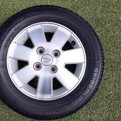 ①165/65R13 77S アトレーワゴン純正アルミホイールの画像
