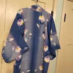 浴衣と帯セット　浴衣　可愛い柄　落ち着く色の画像