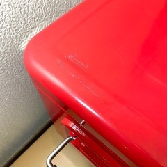 チャムス　クーラーボックス　赤　キャップ　アウトドア　釣り　BBQの画像