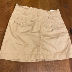 レディース　Sミニスカート　ベージュ系の画像