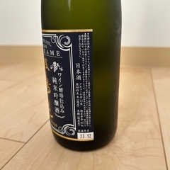 越後鶴亀 ワイン酵母仕込み 純米吟醸酒 の画像