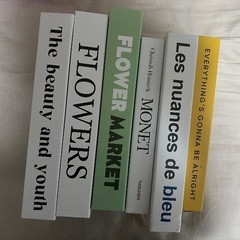【0円】英語フェイク本　インテリアブック 　洋書 　ディスプレイ　装飾　６個セットの画像