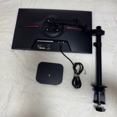 KOORUI 27インチ ゲーミングモニター 27E1QA QHD 2560×1440/VA非光沢/144Hz/1ms + ELECOM モニターアーム + モニターアーム補強プレートの画像