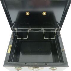 WAKO Alarm cash Box 金庫 No.8000 手提げ金庫 鍵あり キャッシュボックス 昭和レトロ の画像