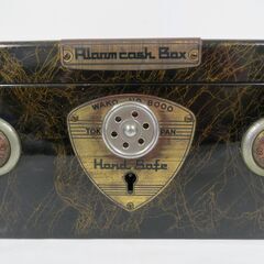 WAKO Alarm cash Box 金庫 No.8000 手提げ金庫 鍵あり キャッシュボックス 昭和レトロ の画像