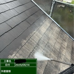 外壁塗装と屋根ガルテクトの組み合わせで驚きの安さで施工しま…