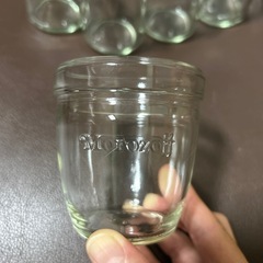 Morozoffプリン空き瓶15個の画像