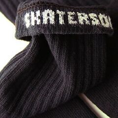 (4145-19) SkaterSocks (スケーターソックス) ロングソックス 靴下 男女兼用 ソックス チューブソックス Black tube socks Mid calf (19インチ) スケボー SK8 SKATE スケートボードの画像