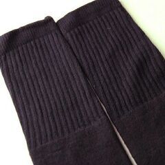 (4145-19) SkaterSocks (スケーターソックス) ロングソックス 靴下 男女兼用 ソックス チューブソックス Black tube socks Mid calf (19インチ) スケボー SK8 SKATE スケートボードの画像