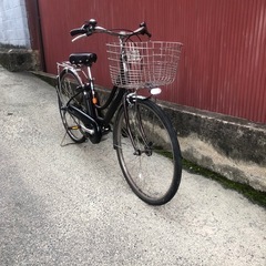 【京都発】京の楽チャリ　電動アシスト自転車　YAMAHA 27インチ　茶色　Lシティの画像