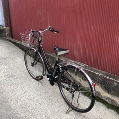 【京都発】京の楽チャリ　電動アシスト自転車　YAMAHA 27インチ　茶色　Lシティの画像
