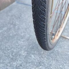 ブリジストン クイック式ライト　錆に強いステンレスハンドルとリム　27インチ自転車の画像
