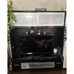 ニトリソファとテレビ台セットの画像