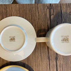 Adam&Eveのカップ&ソーサー４脚の画像