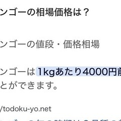 キーツマンゴー(無農薬)の画像