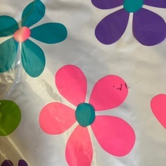 お花　　ロール付き浮き輪の画像