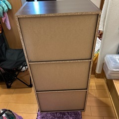 カラーボックス　3段　②の画像