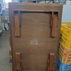 座卓 ちゃぶ台  折りたたみ脚 中古品の画像