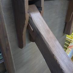 座卓 ちゃぶ台  折りたたみ脚 中古品の画像