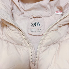 ザラ　ZARA ダウンジャケット 110cm ピンクの画像