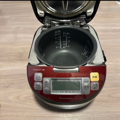 7/25までに引き渡し)PanasonicスチームIHジャー炊飯器 品番SR