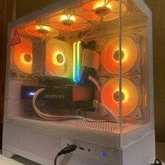 白　超高性能ゲーミングPC ✨　RYZEN7 5700× RTX3060tiの画像