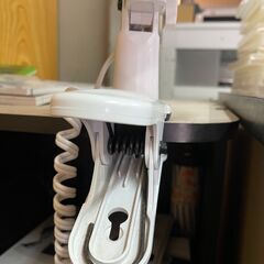 クリップ扇風機　18cm　AC100Vの画像