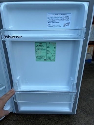 名古屋近郊限定　2024年 ハイセンス 冷蔵庫　124L 美品 Hisense 冷蔵庫 124L 超美品24年製HR-K12HB (TIGER) 鶴舞の
